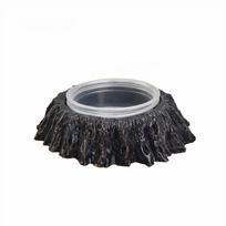 Imitation Stone Resin Rock Feeder Dish Wear Resistant Anti-knock Pet Feeder Ledge Prevents Spills Wide Mouth Reptile Food Bowl