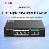 Ruijie 6-Port Gigabit PoE Surveillance Switch