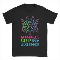 Mindless Self Indulgence Marškinėliai Vasariniai Medvilniniai Marškinėliai Vyrams Madingi Spausdinti Marškinėliai Trumpomis Rankovėmis Streetwear Marškinėliai S įvairiaspalvis