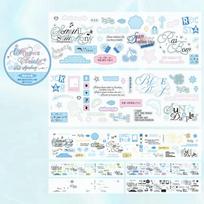Journal GO Creative Journal Tape Stickers Card Photo Album Decorationg Scrapbook Planner diy Cute Masking Tape Decals
