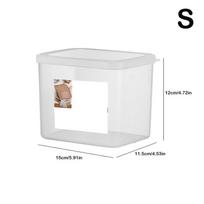 Bread Container Storage Box Dispenser With Cover Case Toast Cake Sandwich Container Airtight Box Bread Crisper Box Home Tool S
