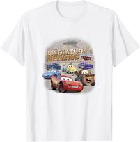 Disney Pixar Cars Welcome To Radiator Springs Group Shot T-Shirt S įvairiaspalvis