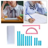 Math Geometry Ruler Kit Protractor for Schools Whiteboard Office