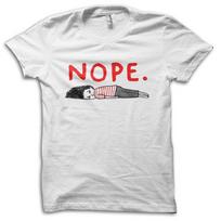 NOPE Funny Cartoon Joke T-Shirt M5672 S įvairiaspalvis