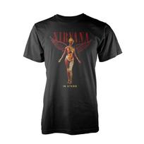 26 Nirvana T Shirt In Utero Officially Licensed Mens Black Tee Kurt Cobain Grohl Unisex T-Shirt S įvairiaspalvis