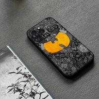 WU-T--TANG CLAN Phone Case For IPhone 1716 15 14 13 Pro Max 11 12 Mini X Xs XR Black Silicone Cover iPhone13