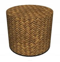 Pufa Ogrodowa Z Codury, Wodoodporna Do Domu I Ogrodu - Wzór Rattan