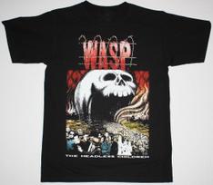 Vtg WASP Band Hello Headless Chilren Cotton All Size Unisex Black Shirt MM1275 S įvairiaspalvis