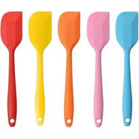 Kitchen Spatula Set, Silicone Dough Scraper, Heat Resistant Stainless Steel Core, Silicone