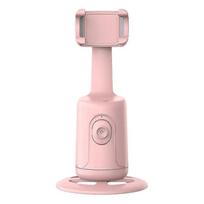 Auto Face Tracking Tripod, No App Required, 360 Rotation Face Body Phone Camera Mount Smart Shooting Phone Tracking Holder For Live Vlog Streaming Vid balta