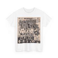 Vintage Punk Rock Show Flyer - Sub Humans Unisex T-Shirt XL