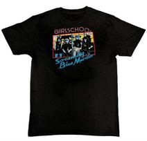 GIRLSCHOOL Screaming Blue Murder Tour Graphic Unisex T-Shirt M