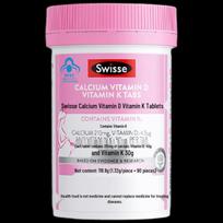 Swisse Calcium Citrate with D3 & K2 Tablets