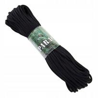 Linka Paracord Sznur 30 Metrów 3Mm Grubość Czarna