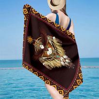 Native American Dreamcatcher Beach Towel, Super Soft Microfiber, Gift for Her/Him, Birthday, for Pool, Beach, Travel, Home Decor Fan gifts 70cmx140cm(27x55inch)