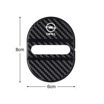 For Opel Vauxhall OPC ADAM Insignia Antara Corsa J D H Kadett 4pcs Car Styling Door Lock Protection Cap Modification Accessories
