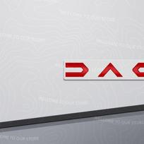 Cinko lydinys Bigster spyruokliniam dulkių siurbliui Dci Sandero Jogger Dokker Lodgy Logotipas Automobilio bagažinė 3D metalo emblema Galinės kėbulo emblemos lipdukas