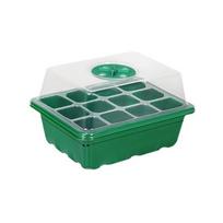 Seed Starter Tray Kit Mini Greenhouse Propagator Adjustable Humidity Indoor Garden