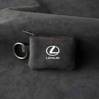Car Key Bag Suede Wallet Card Coins Storage Pouch Keychain Cover Accessories For Lexus ES300 RX330 RX300 GS300 IS250 IS200 IS300