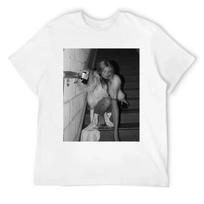 Moda Kate Moss Vintage gráfico calle Hip Hop camisetas de manga corta hombres mujeres algodón de gran tamaño Streetwear Trendy Cotton 4XL