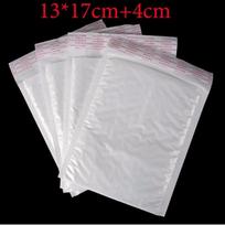 Wholesale 50 Pieces/batch Manufacturer White Bubble Bag Mail Envelope Courier Shipping Packaging Envelope Paper 13x17cm balta