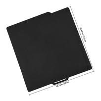 Hot Bed Board for 3D Printer Build Plate Metal Sheet Heated Bed Surface Replacement Platform High Durability Iron Material Easy juoda