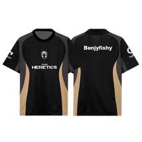 Team Heretics Valorant Esports Jersey 2026 VCT Club Training Uniforms For Men And Women Benjyfishy Custom T Shirts Sports Tops XXS žalia
