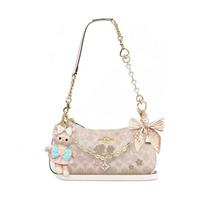 COACH shoulder bag [Customized bag] Teri 24 classic presbyopic Logo zipper closure, pendant, scarf, bow, printing Cloud pick-up light basic model balta