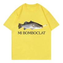 ZX Funny Bomb Disposal Fish Fans Tshirt High Street Fashion Trend Y2k Short Sleeve Tshirt Harajuku Womens Retro Style Tshirt S