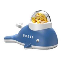 Interactive Dog Treat Dispenser Cats Puzzle Feeder Whale Design Fun Slow Feeding Pet Treat Dispenser Toy for Dogs And Cats Healthy Eating Size#A