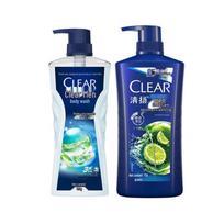 Clear & Fresh Men's Anti-Dandruff Shampoo & Hydrating Shower Gel Set