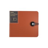 Transparent DVD Holder With Buckle CD Sleeve Portable CD Storage Case  For Collect oranžinė