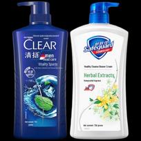 CLEAR Men Shampoo & Safeguard Shower Gel Set