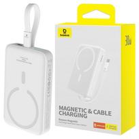 Powerbank Magnetyczny Baseus Magnetic Mini 10000Mah, Usb-C 30W Magsafe (Biały)