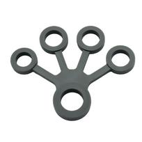 Silicone Hand Expander Finger Hand Grip Finger Training Stretcher Trainer Strength Resistance Bands Wrist Exercise Fitness 1pc pilka spalva