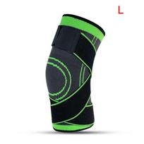 Sports Adjustable Nylon Knee Support Compression Sleeve Joint Pain Arthritis Relief Running Fitness Elastic Wrap Brace Knee Pads