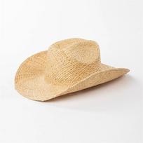 Raffia Straw Cowboy Hat Unisex Outdoor Travel Sun Protection beach Western Style Straw Hat  sombrero cowboy M55-58cm