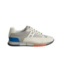 Hermes Trail Sneakers Calfskin Suede Goatskin & Multicolore Gris Temperance 44