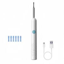 WiFi Visual Ear Scope 4.2mm 1080P Camera with Ear Spoon Base for iOS/Android Ear Cleaning Otoscope Endoscope Camera for Health balta