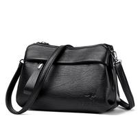 Retro Crossbody Shoulder Bag - High-End, Durable, Large Capacity, Soft Texture, Niche Light Luxury Design for Moms 29cm Width x 18cm Height x 12cm Depth juoda