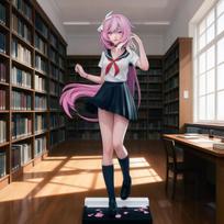 Anime Game Surroundings Desk Cuter Case Ornament School orm Ailie Second Beau Girl Figurine Trendy Play Collectible balta