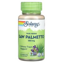 Solaray, True Herbs Saw Palmetto, 580 mg, 50 Veggie Capsules