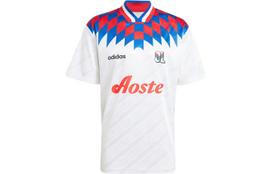 Adidas Olympique Lyonnais Futbolo Marškinėliai Vyriški Balti Vidutinio Prigludimo Tiesūs IM8518 S