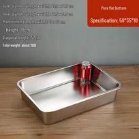 304 Stainless Steel Rectangular Buffet Food Pan with Lid