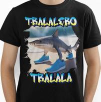 Tralalero Tralala Funny Shark Meme Shirt, Weird Absurd Hilarious Shirt 3XL
