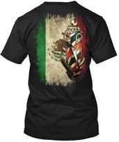 Barber Pole Mexican Flag T-Shirt Made in the USA Size S to 5XL L