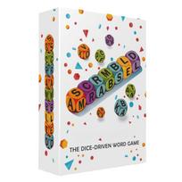 Word Game Set with Dice and Letter Tiles for Family and Group Activities Educational Board Game for Vocabulary Building