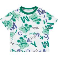 Disney Mickey Mouse Full Print Cooling T-Shirt for Boys 110/56 balta žalia spalva