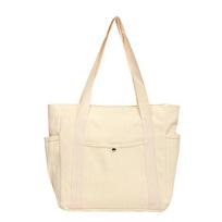 Oxford Multiple Pockets Versatile Shoulder Bags Solid Large Capacity Ladies Bags 2026 New Commuting Fashi Crossbody Bags smėlis