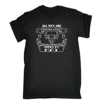 May Taurus Birthday All Men Are Created Equ Mens Funny Novelty T Shirt S įvairiaspalvis